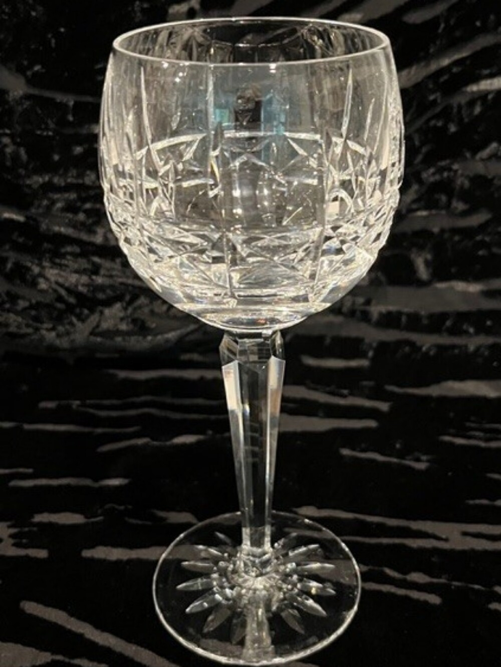 Waterford Crystal Hock Wine Glass In Kylemore Pattern Vintage Rare EUC